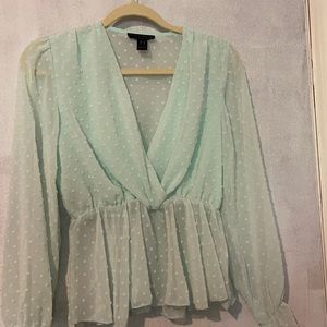 Light green blouse